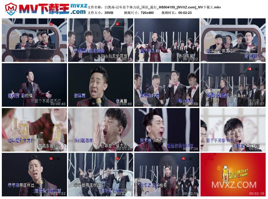 白凯南-过年是个体力活_国语_流行_MB504155